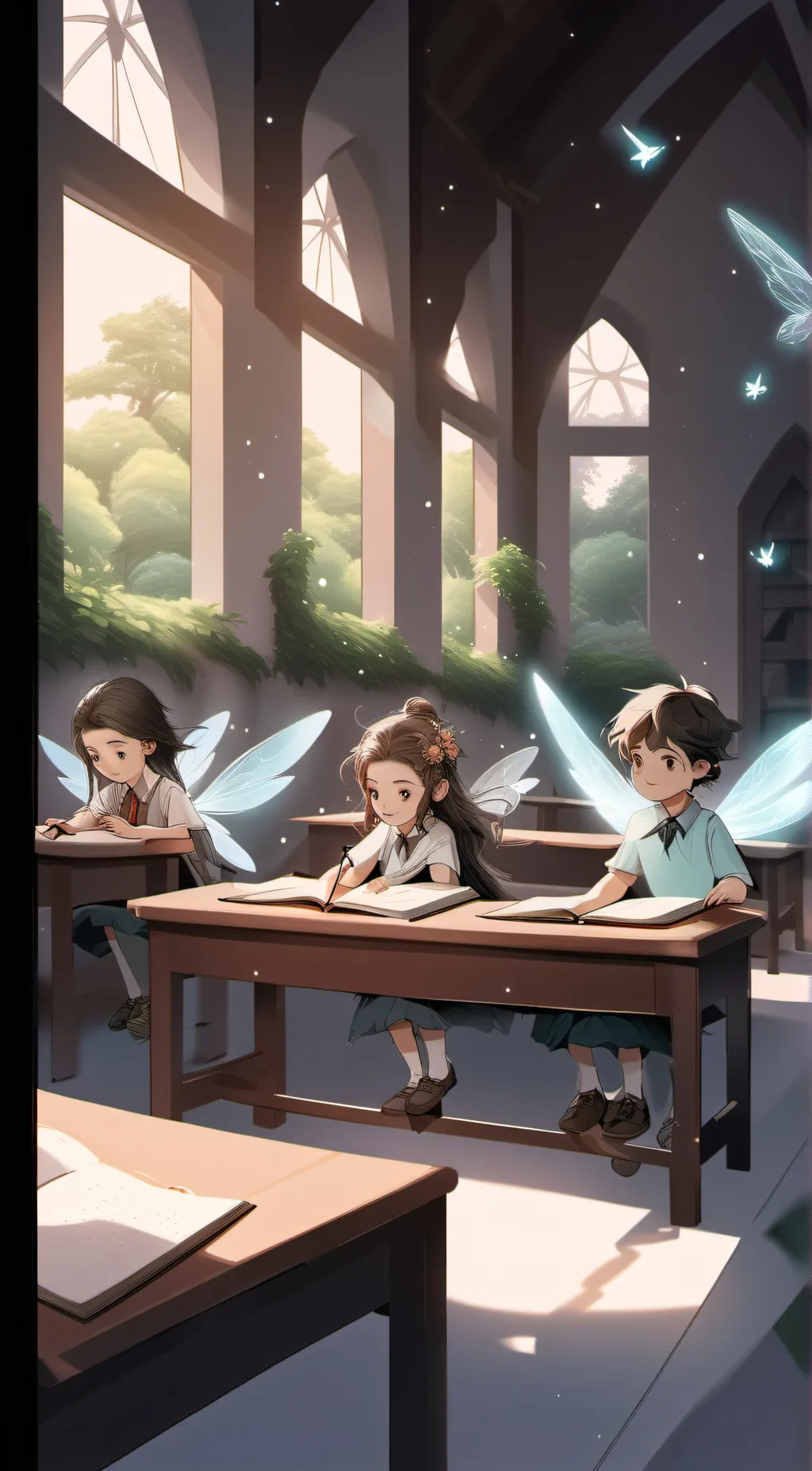 ai character: Another magicwave  background