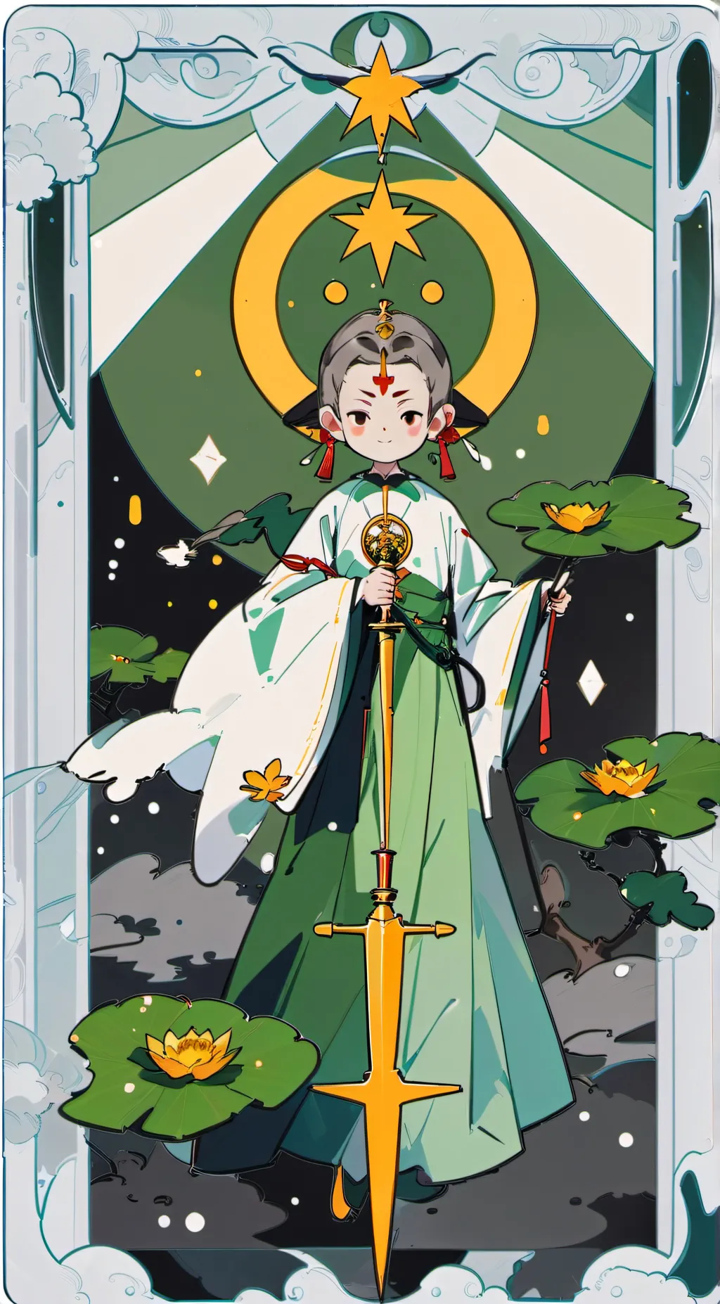 ai character: 西遊記群 background