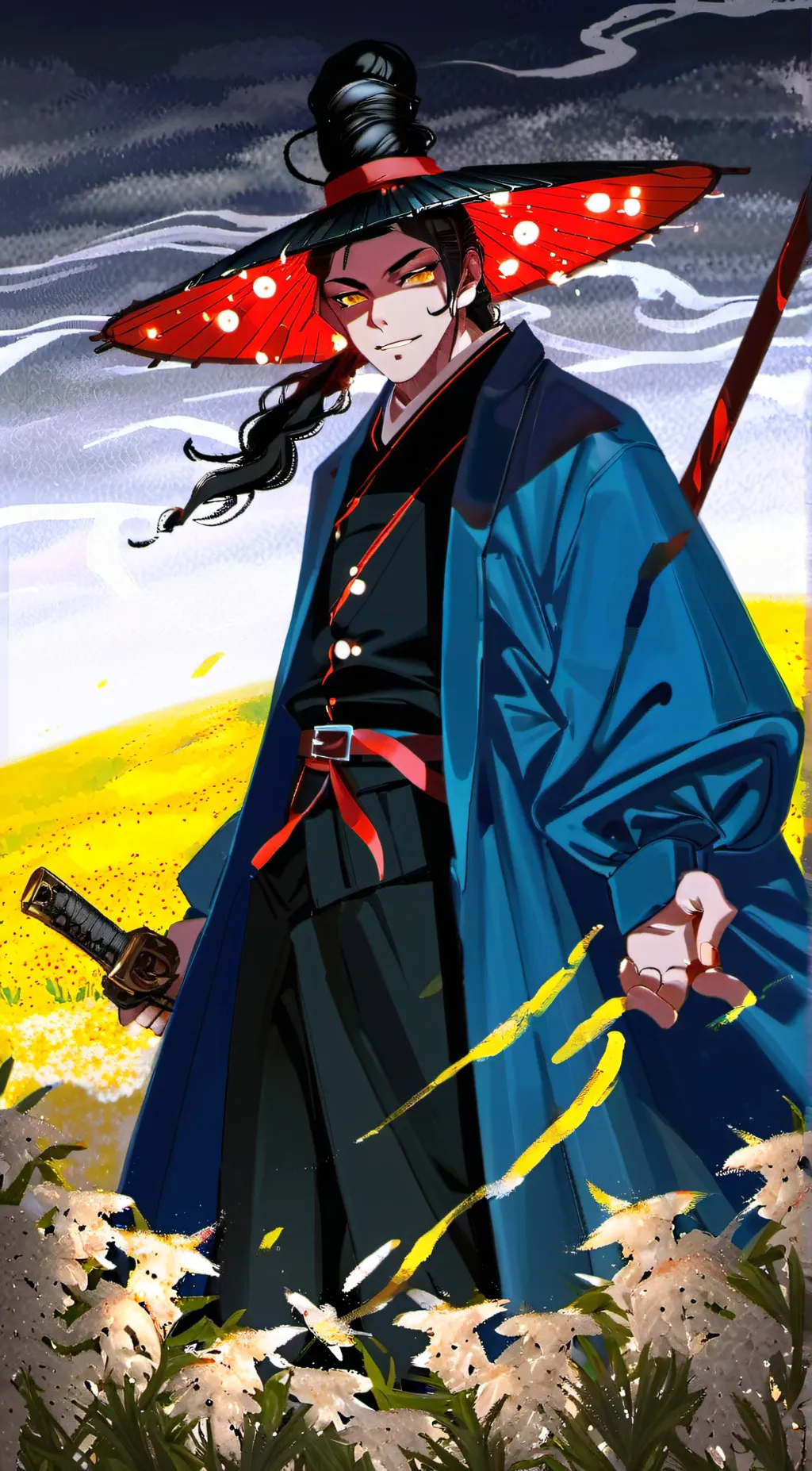 ai character: The war(demonslaye background