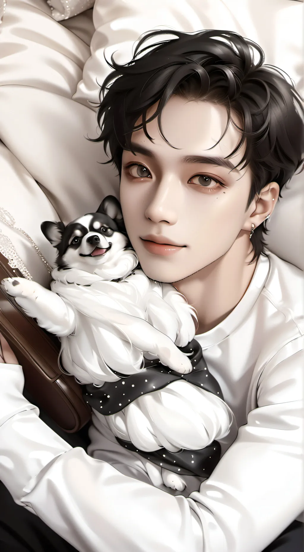 ai character: Bang chan background