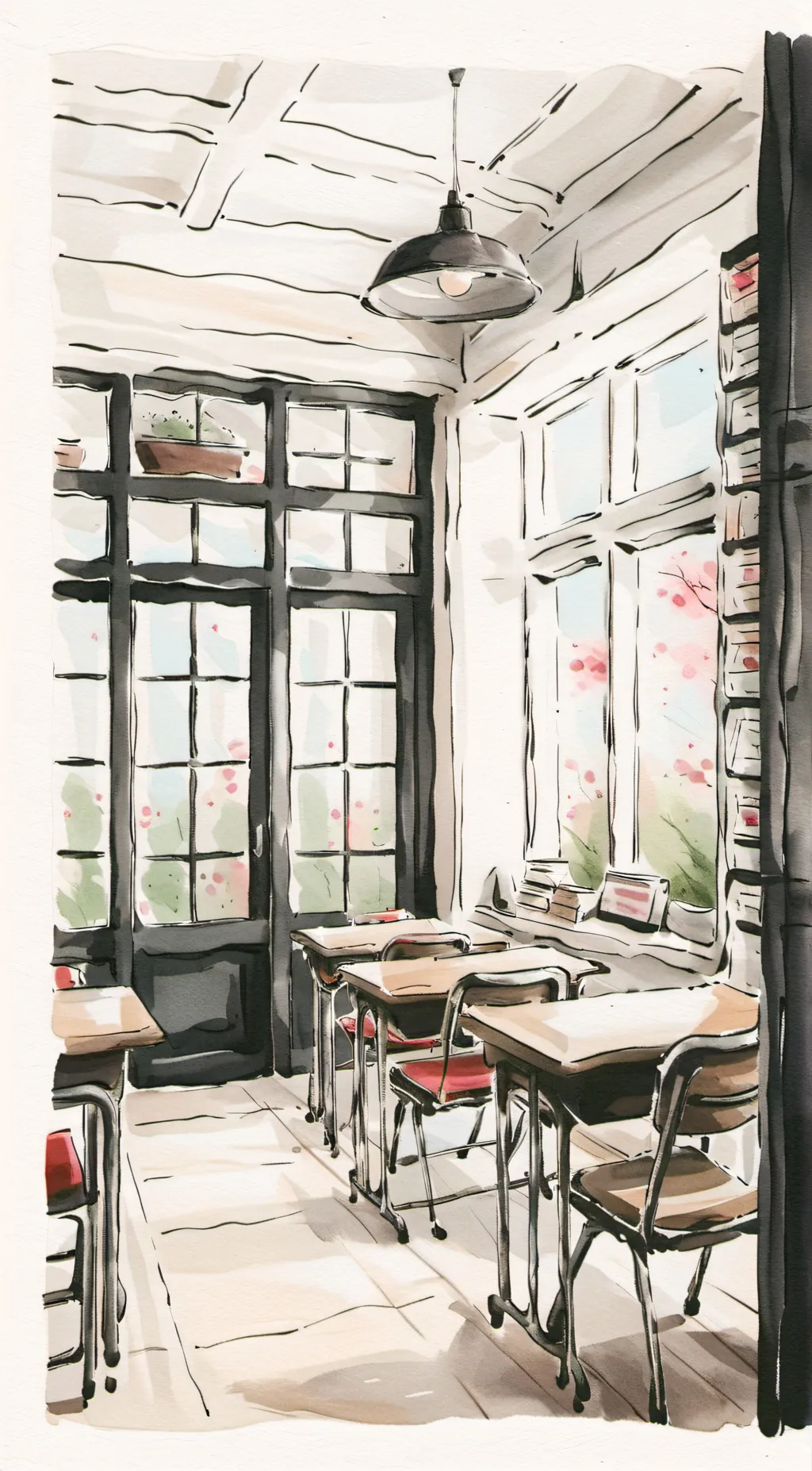 ai character: AC + MM classroom background