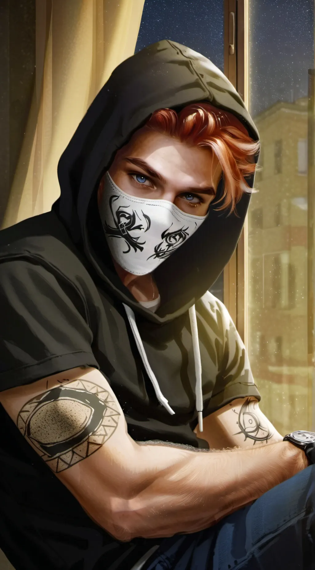 ai character: James Karcher background