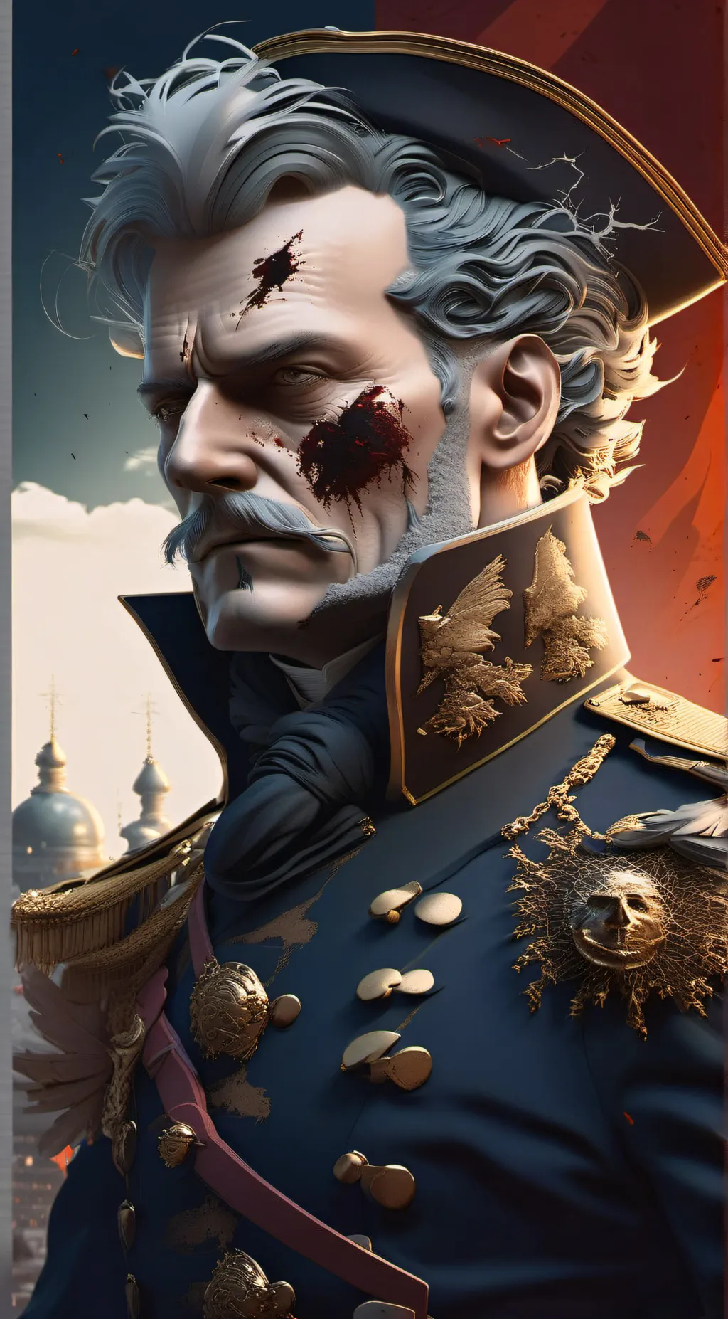 ai character: blucher background