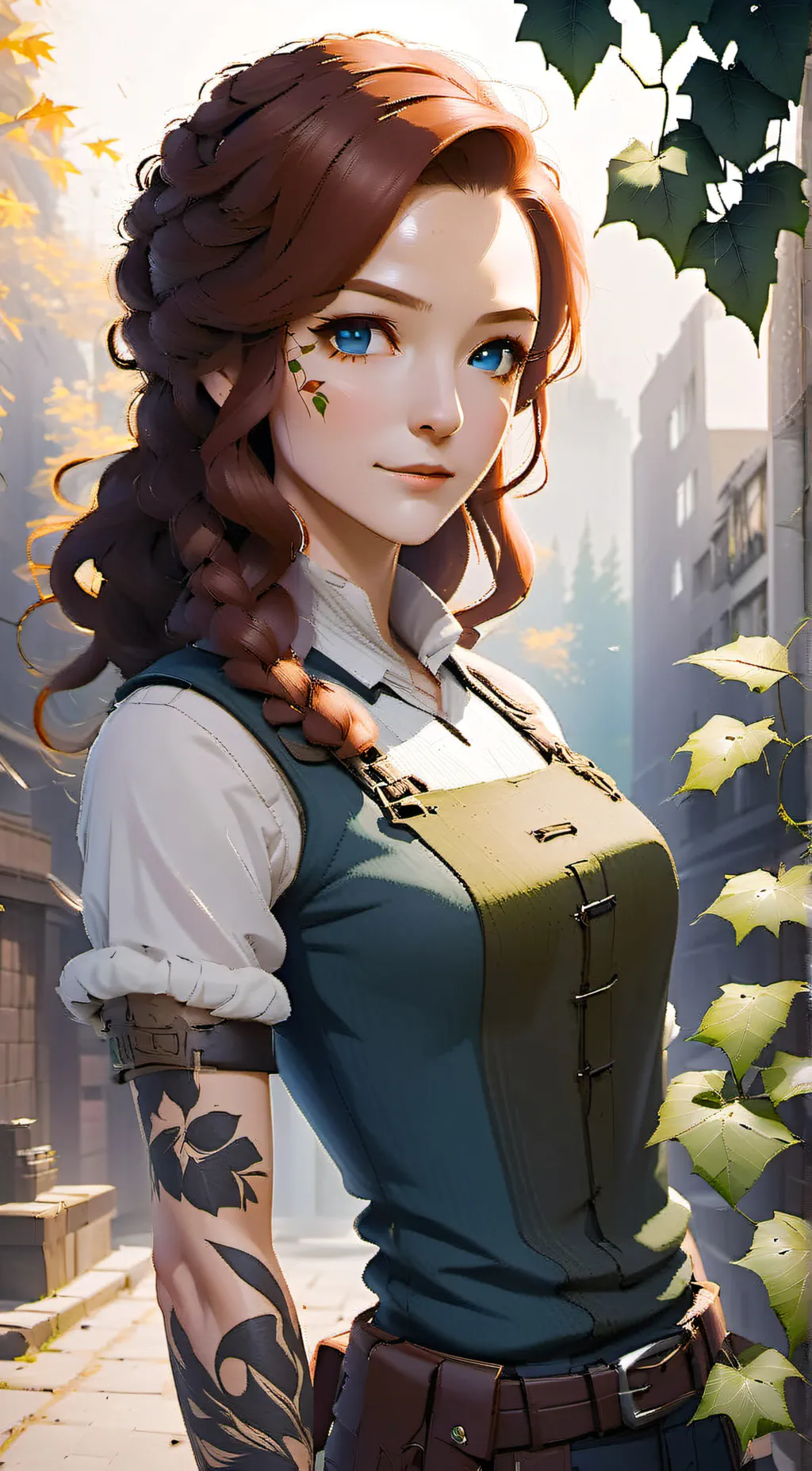 ai character: Edera background