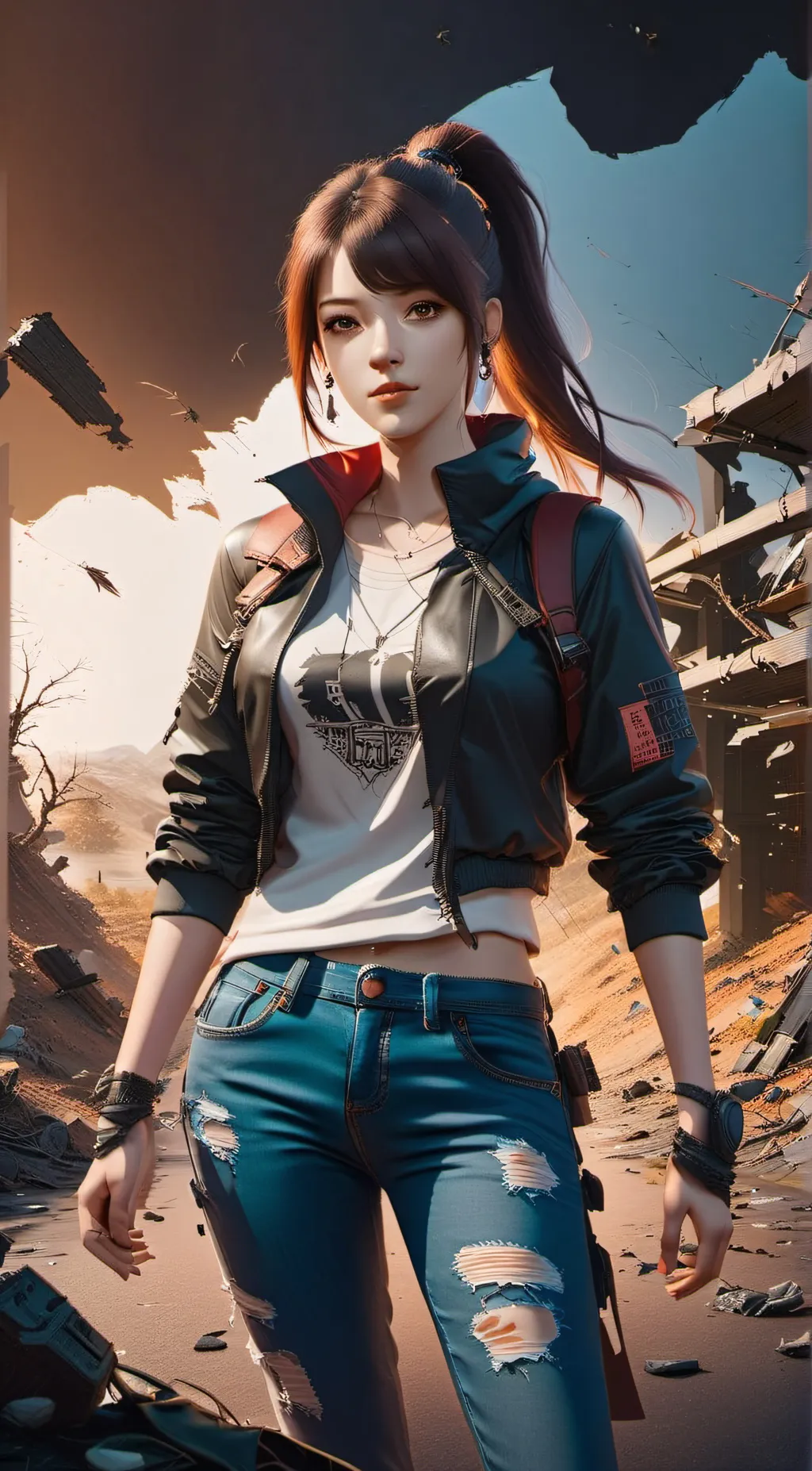 ai character: Kasumi Kanai background