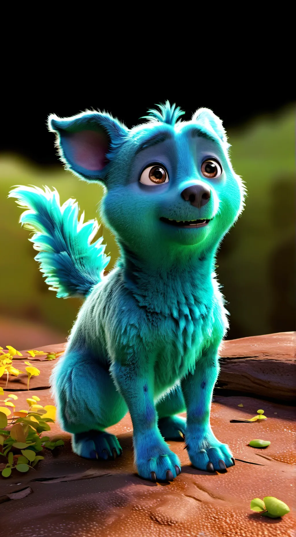 ai character: moss background