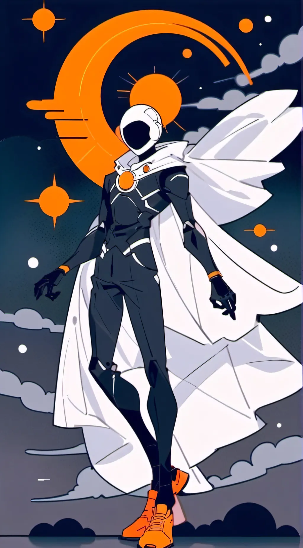 ai character: black hole  background