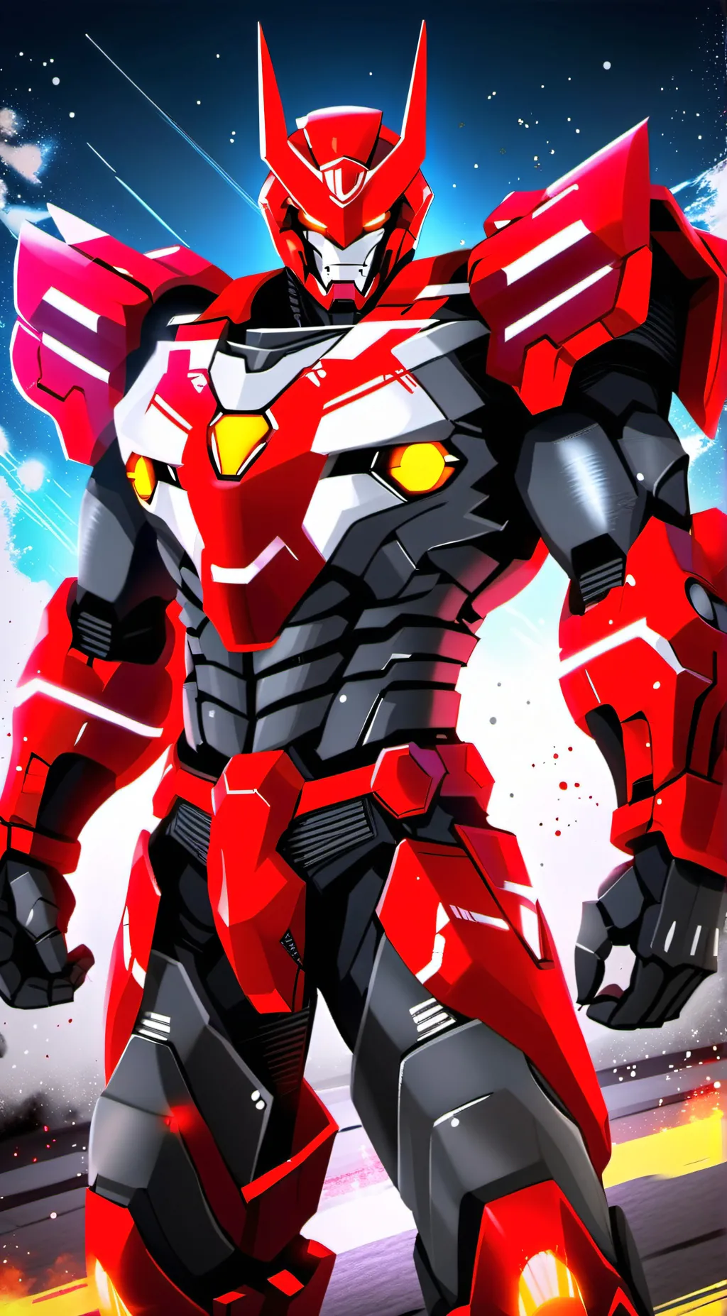 ai character: Knockout background