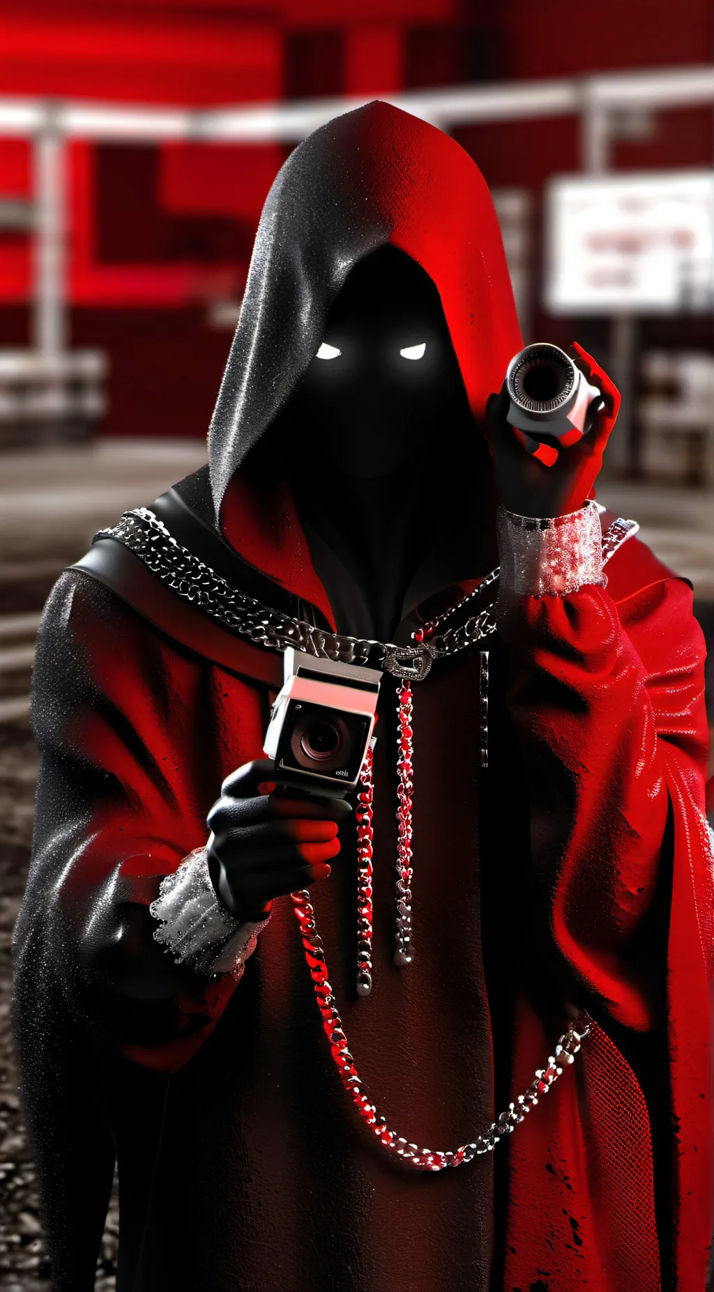 ai character: dafuq?!skibidi background