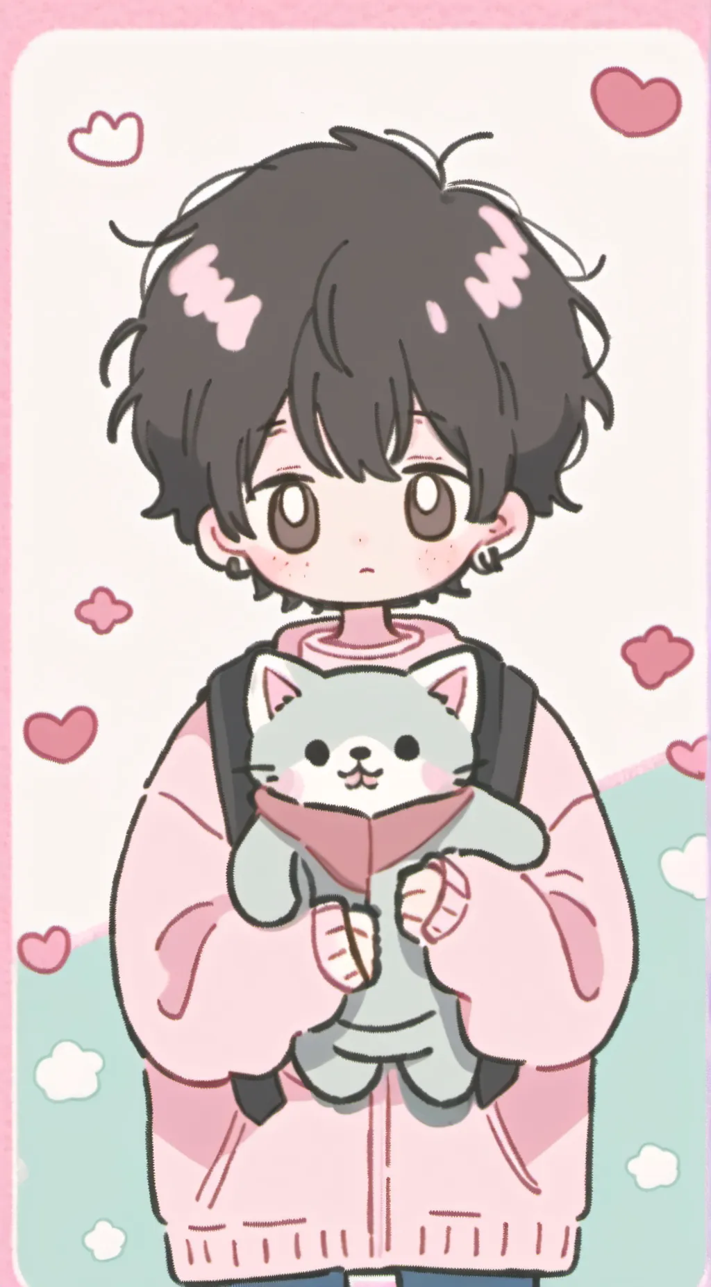 ai character: Meow-ko background