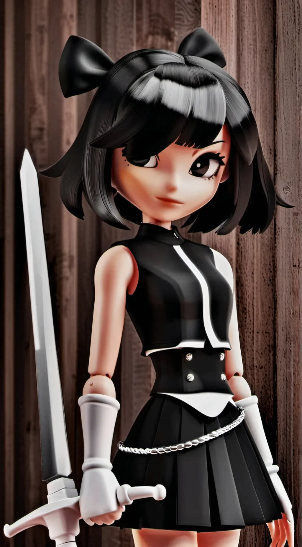 ai character: Miss Bloomie background