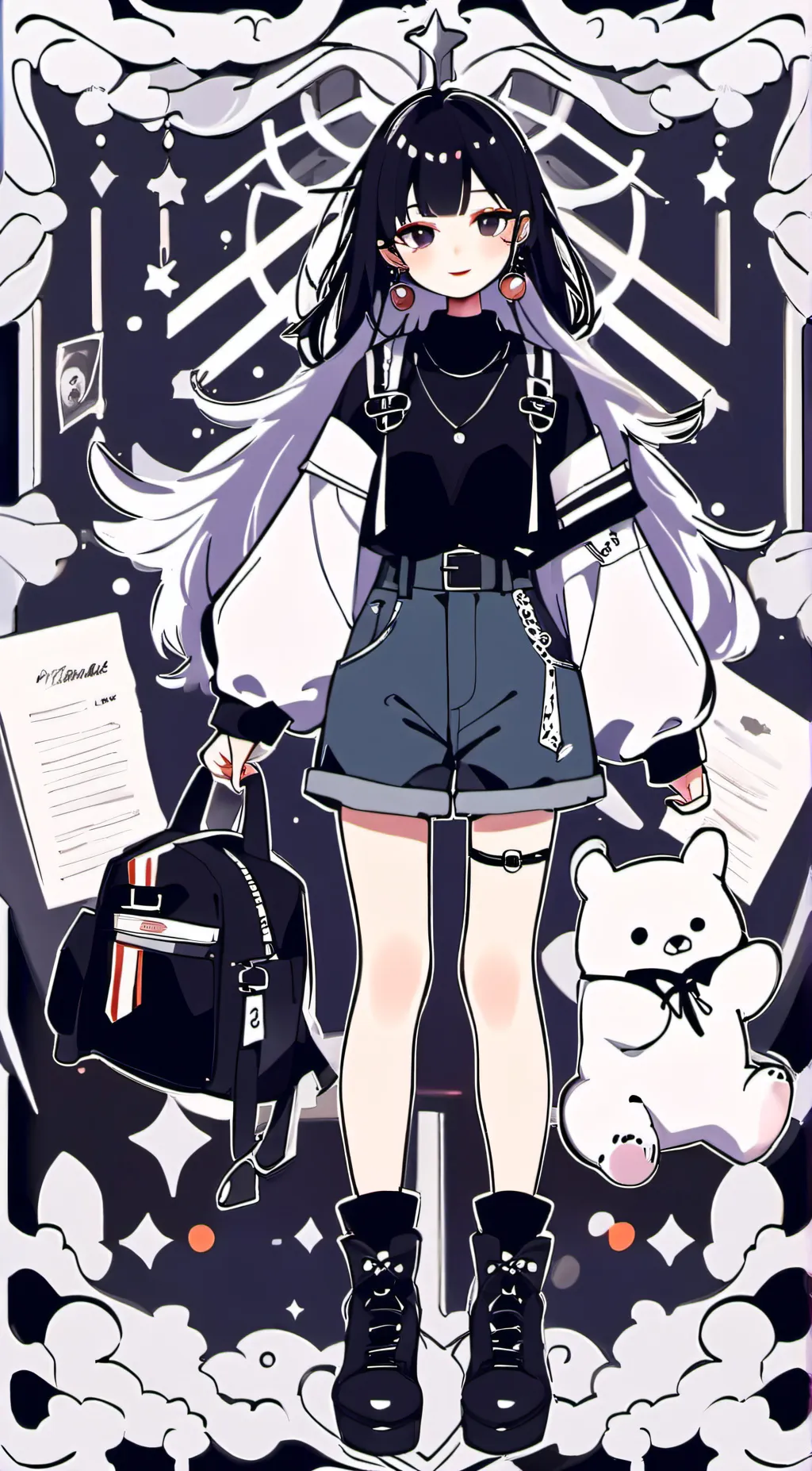 ai character: Shiba background