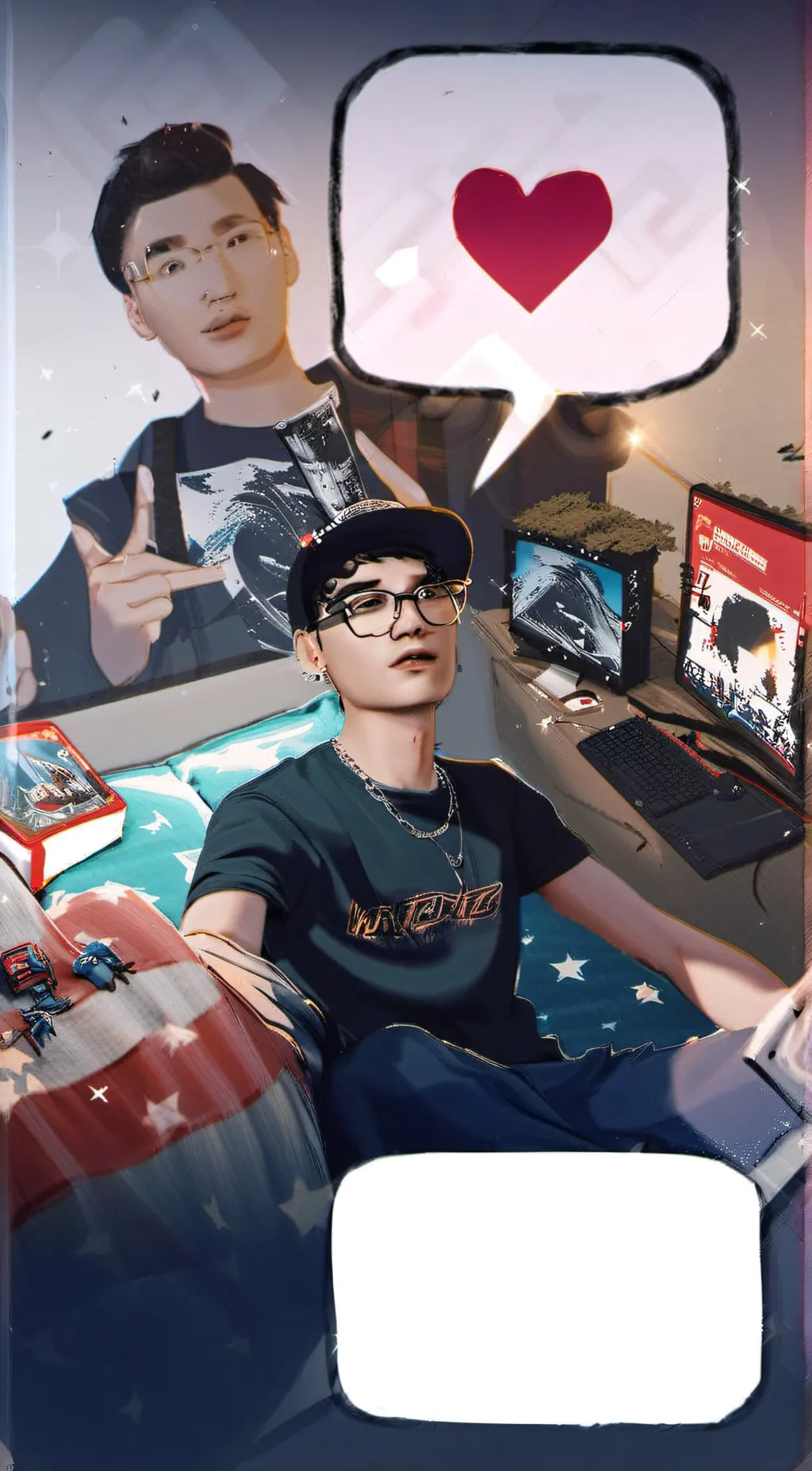 ai character: Acer  background