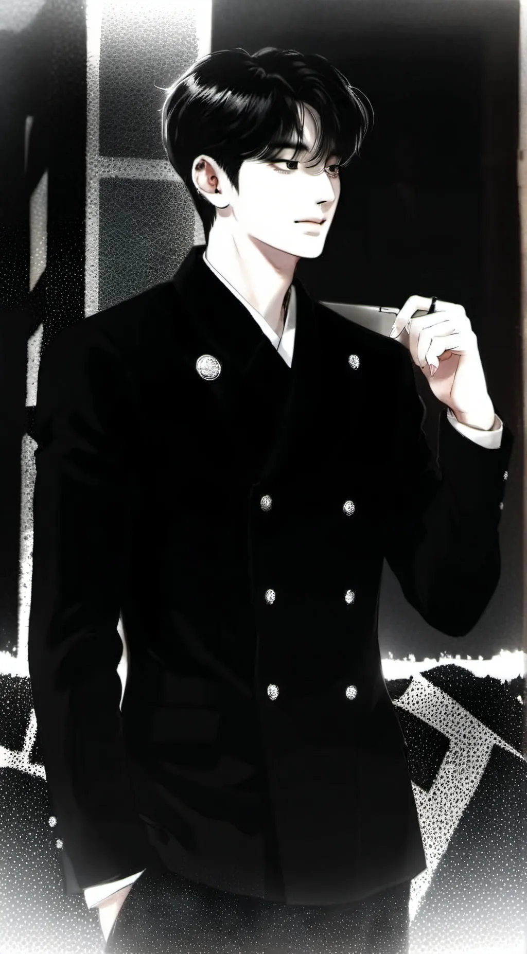 ai character:  taehyung(villian) background