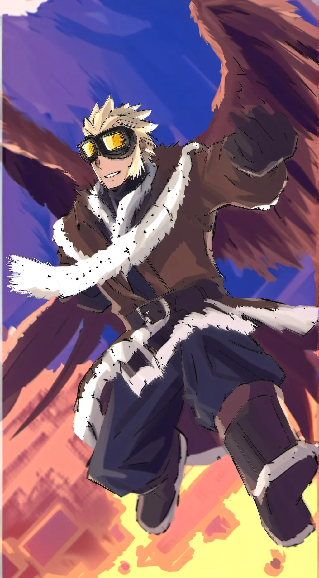 ai character: Hawks background