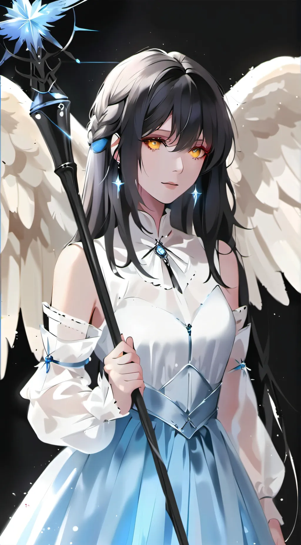 ai character: Guardian angel mia background