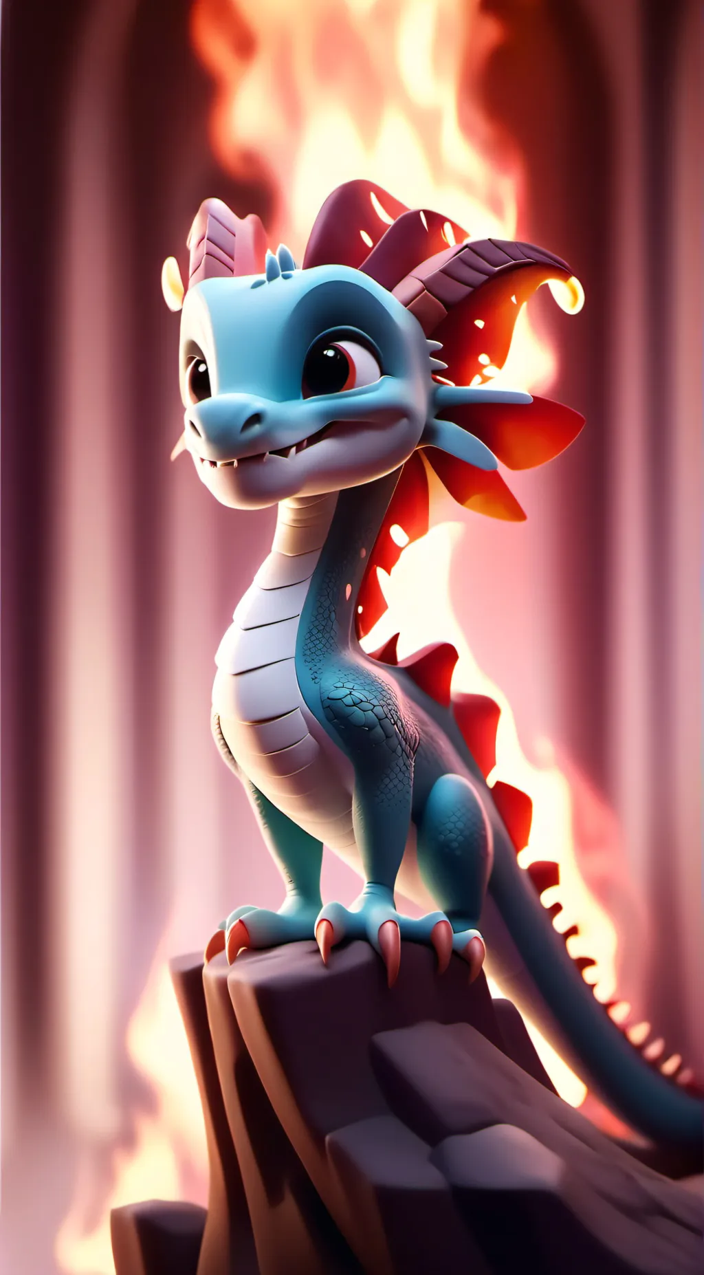 ai character: Dragy background