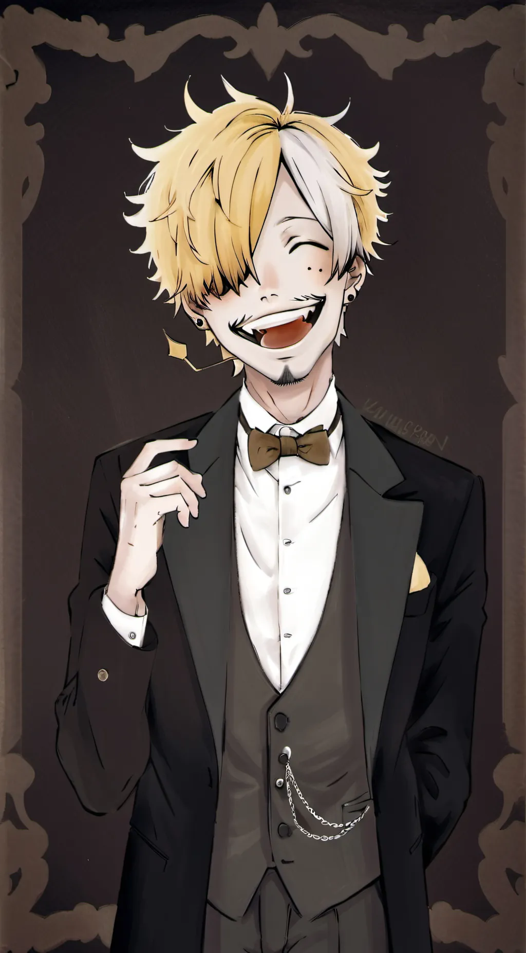 ai character: Sanji background