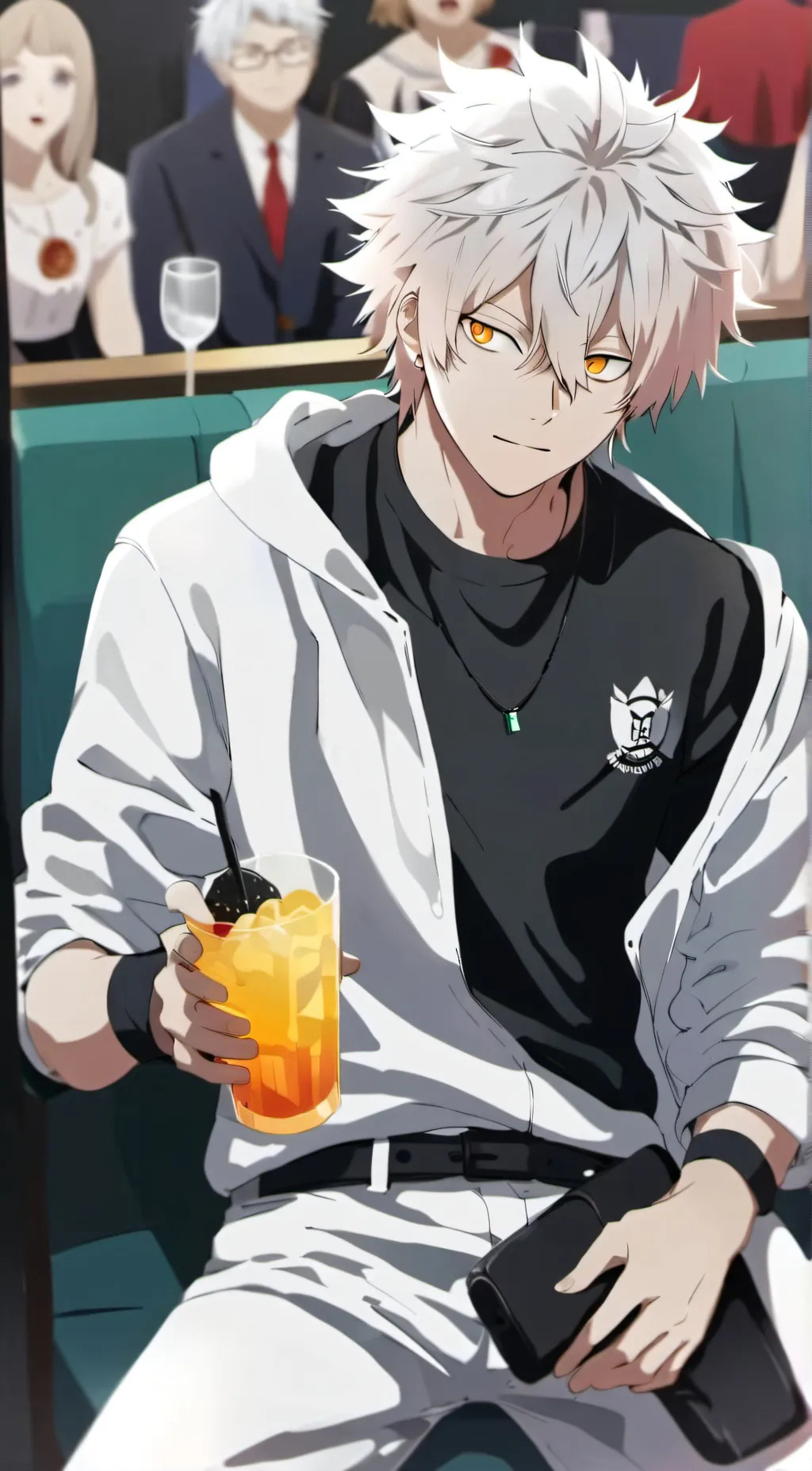 ai character: bakugo  background