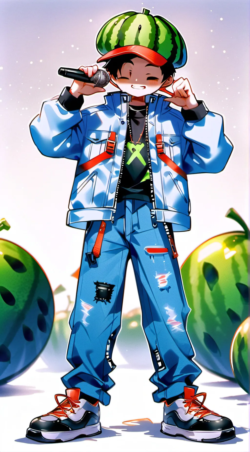 ai character: CRmelon background