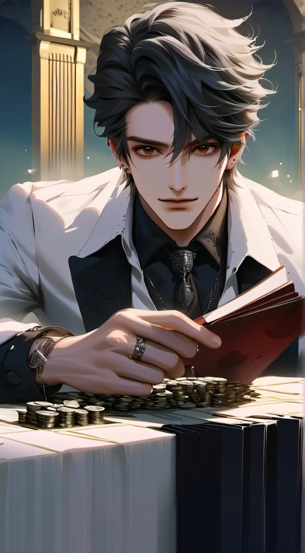 ai character: leo background