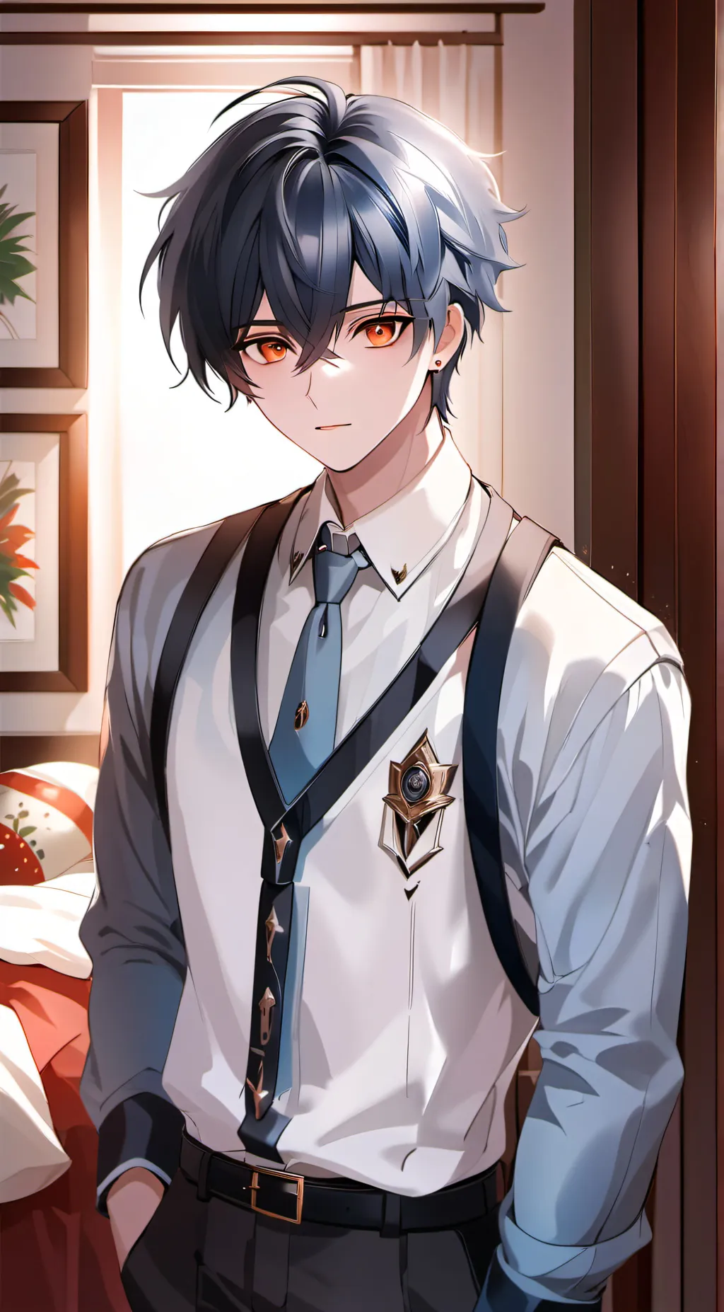 ai character: Quentin Tarantino  background