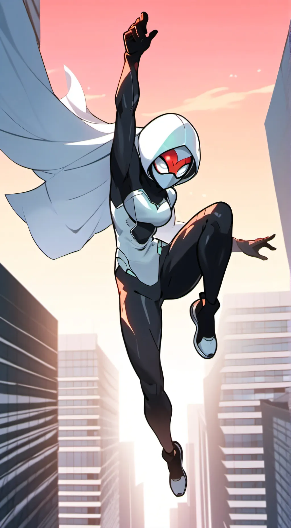ai character: Spider girl background