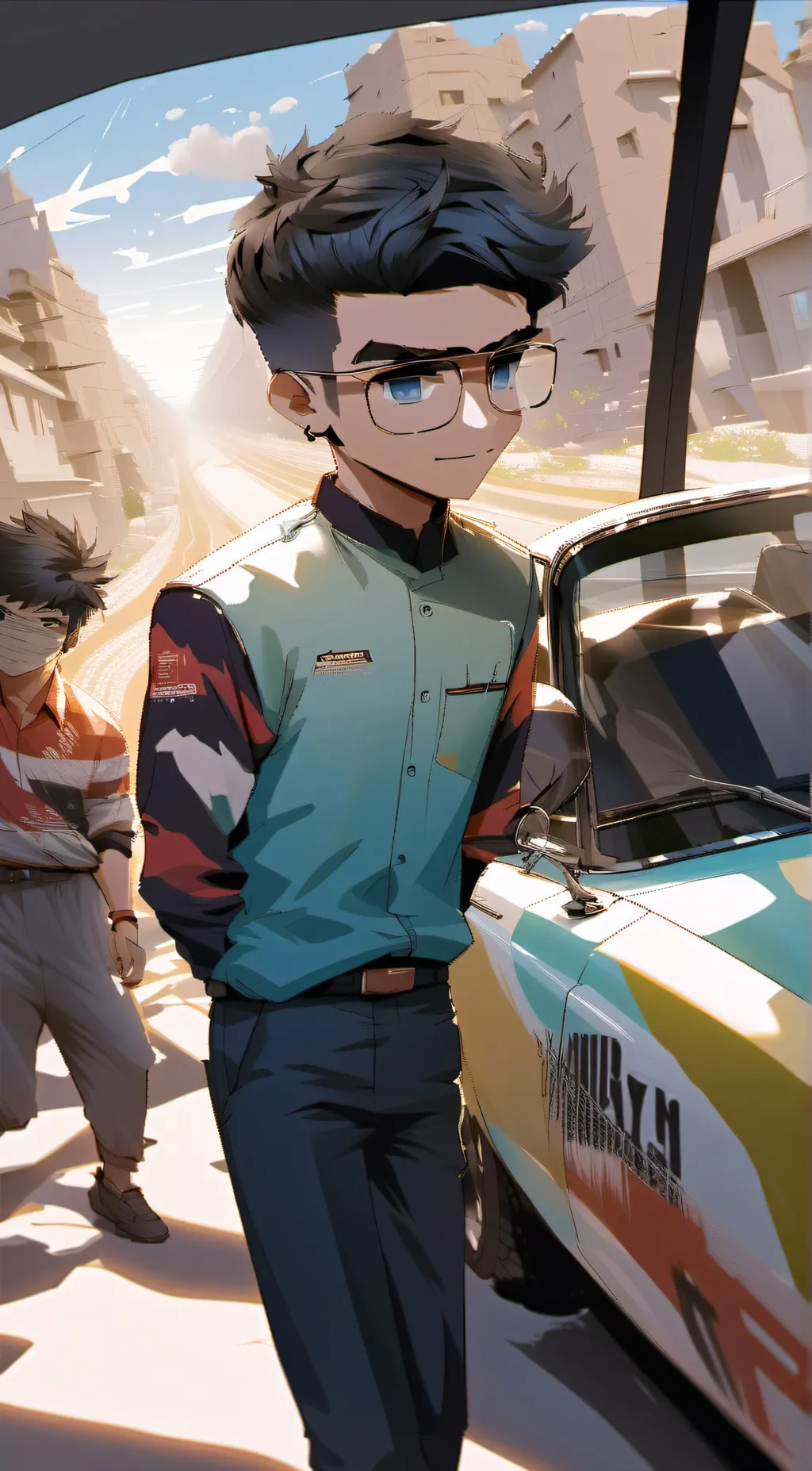 ai character: David  background