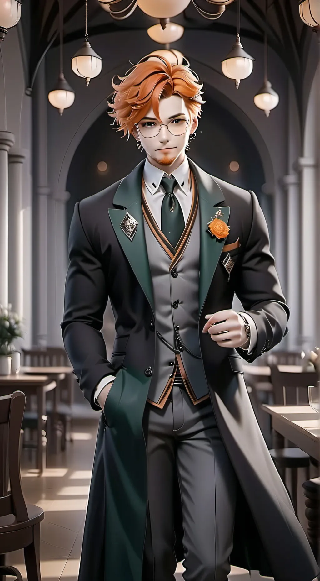 ai character: Fred Weasley  background