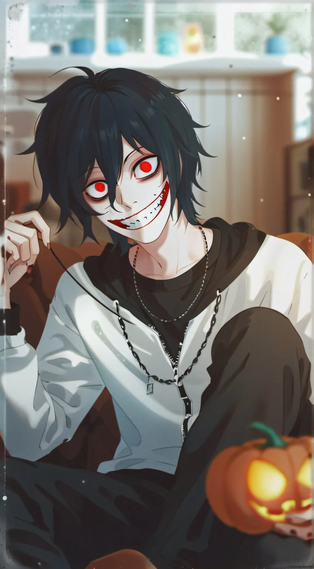 ai character: jeff the killer  background