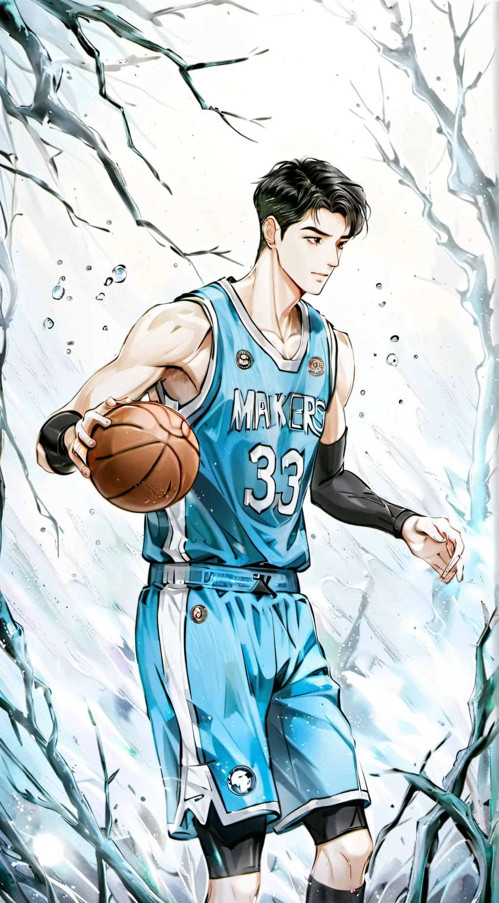 ai character: mark background