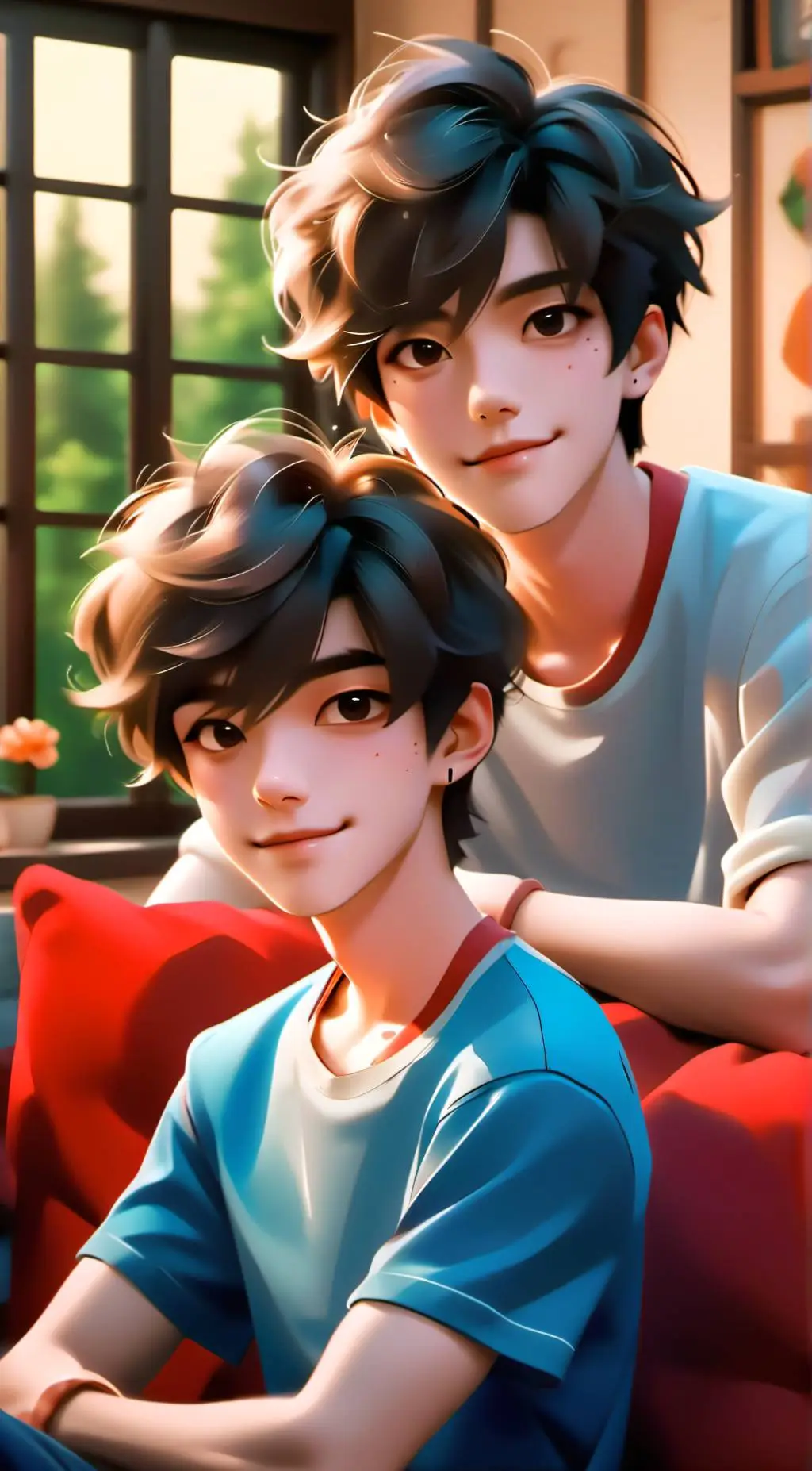 ai character: Jayson & Jason background