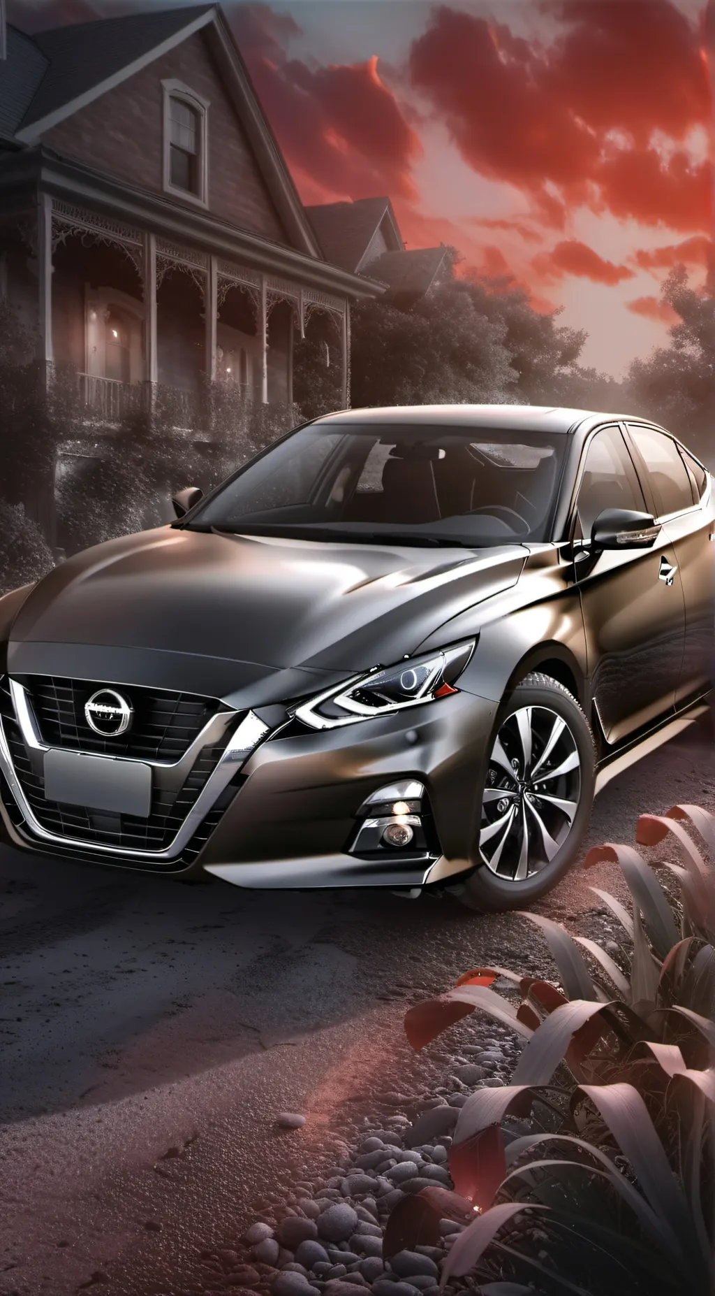 ai character: 2021 Nissan Altima background