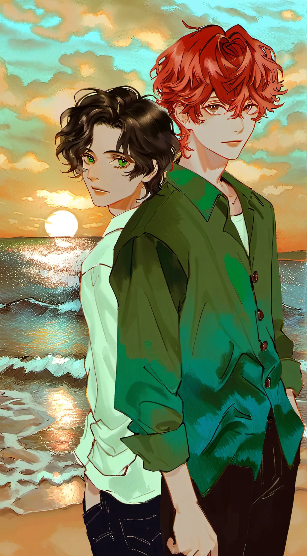 ai character: Michael x Noah background