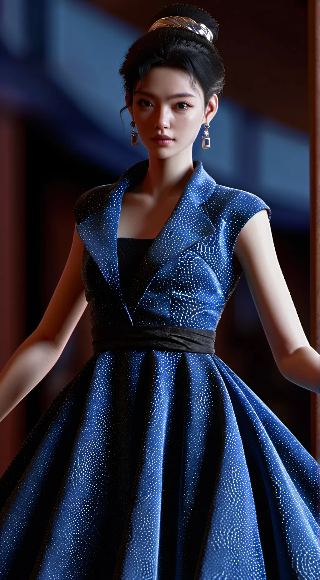 ai character: Rose background