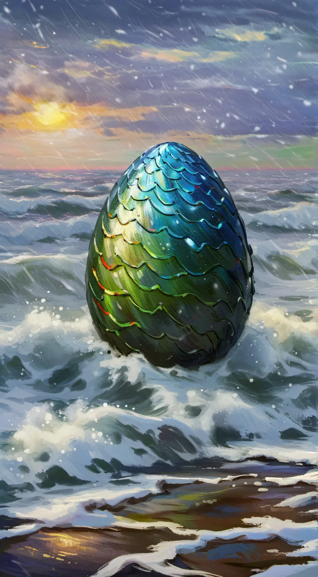 Talkie AI - Chat with rainbow dragon egg