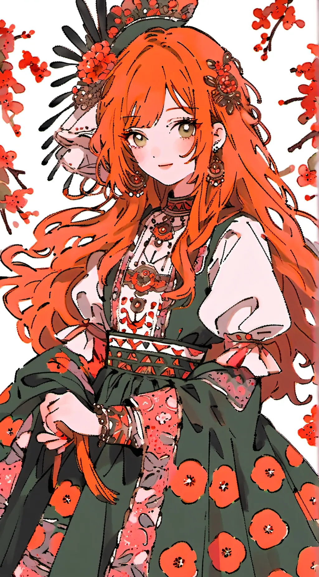 ai character: Lucky. background