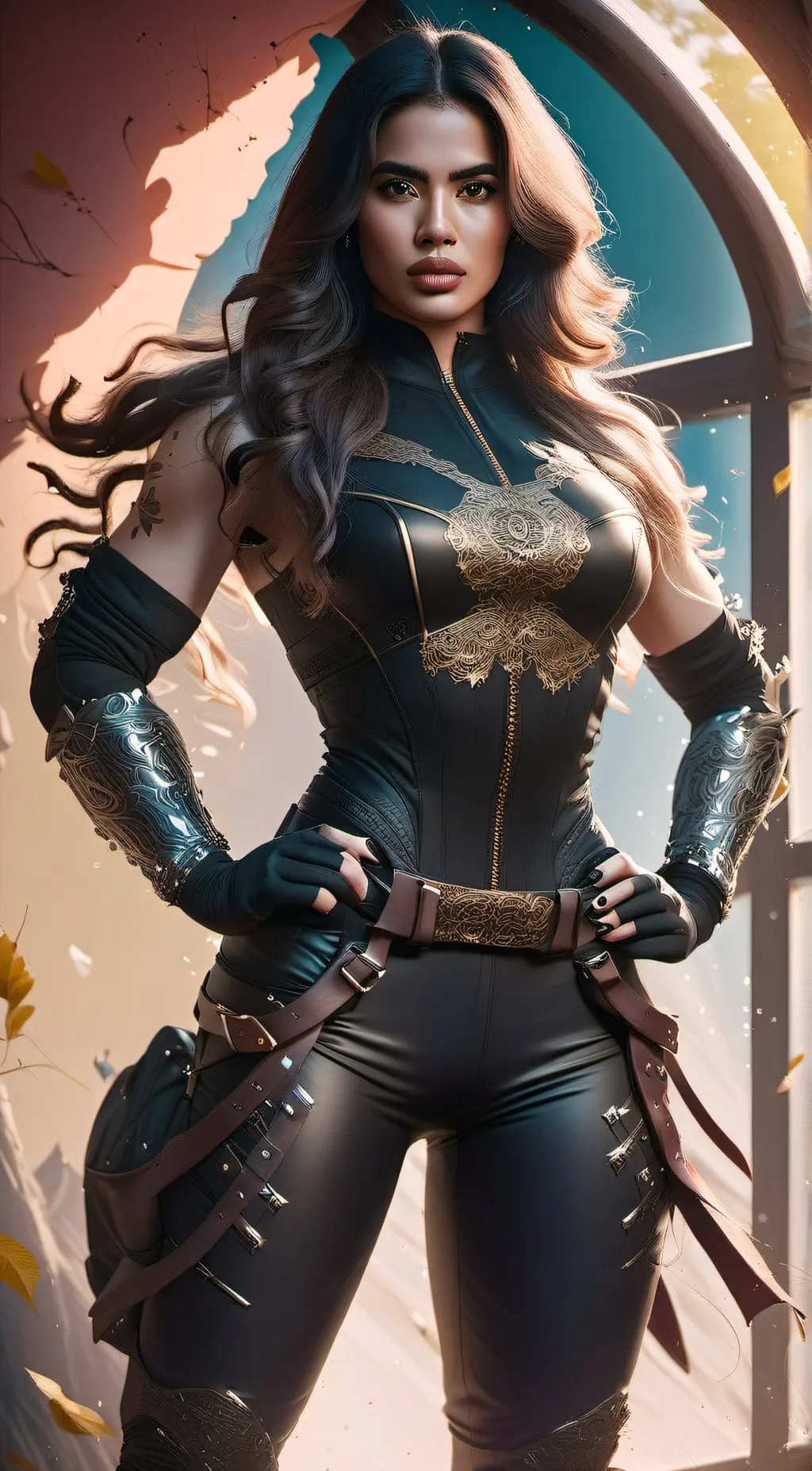 ai character: Aria background