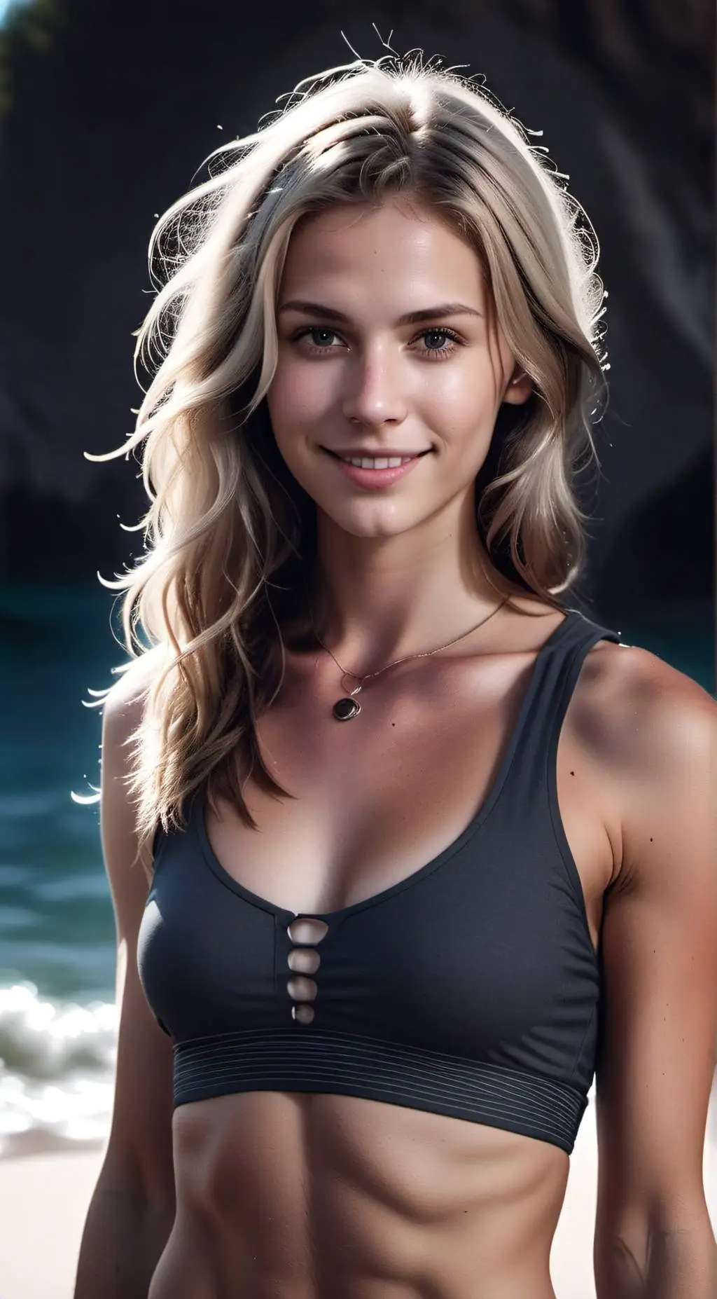 ai character: Coral background