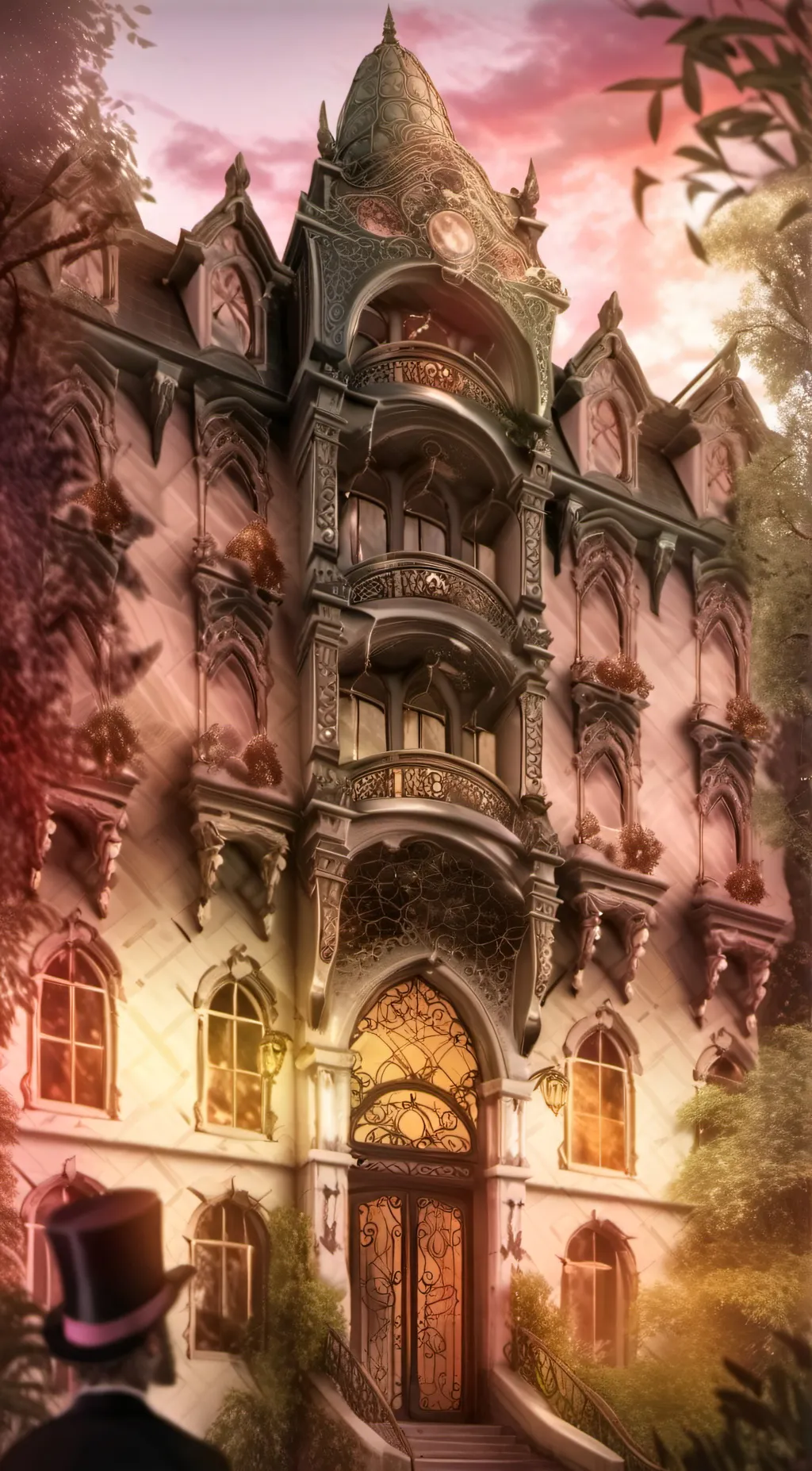 ai character: HAZBIN HOTEL! background