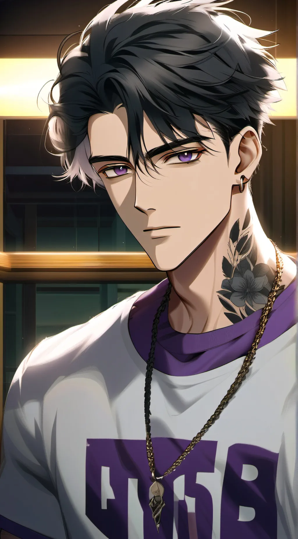 ai character: ☻~𝐀𝐚𝐫𝐨𝐧~☻ background