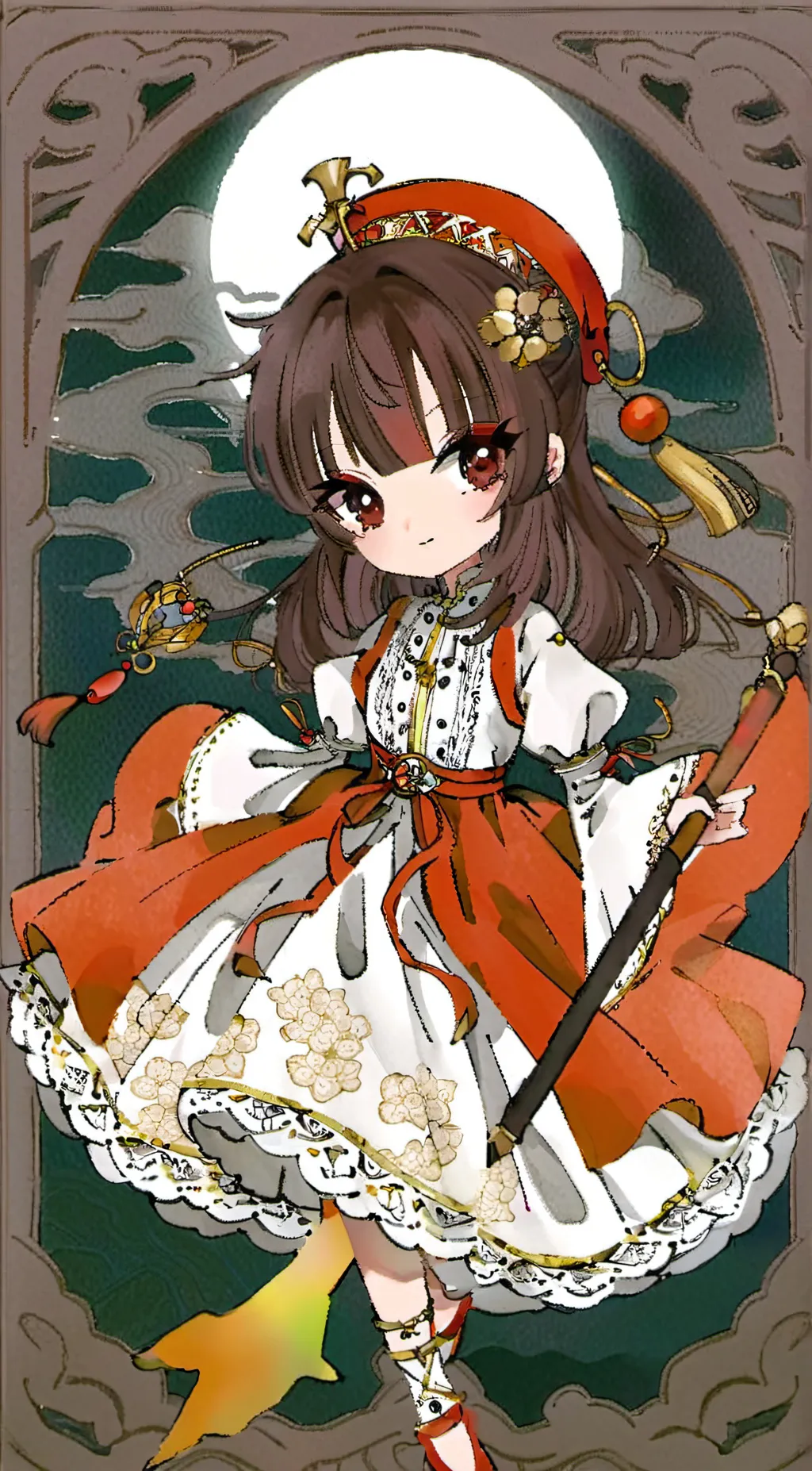 ai character: 水王妃-王默 background