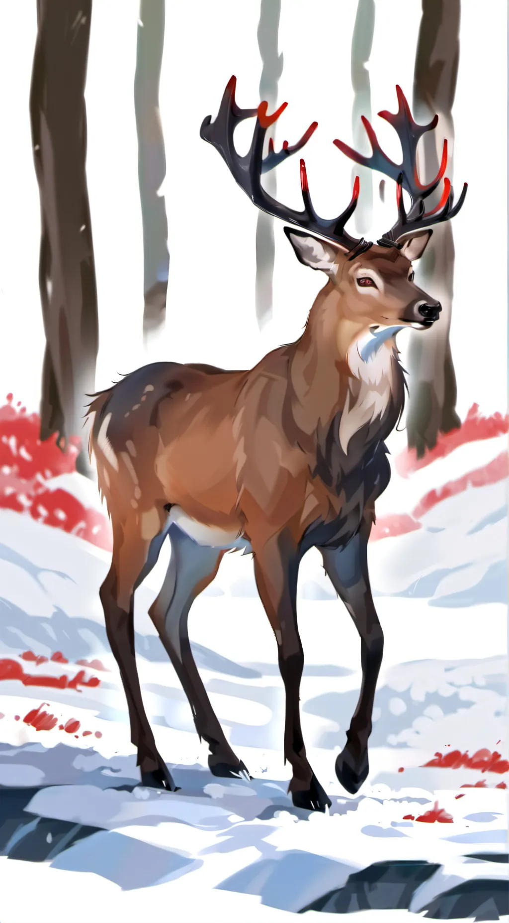 ai character: alastor in rut background