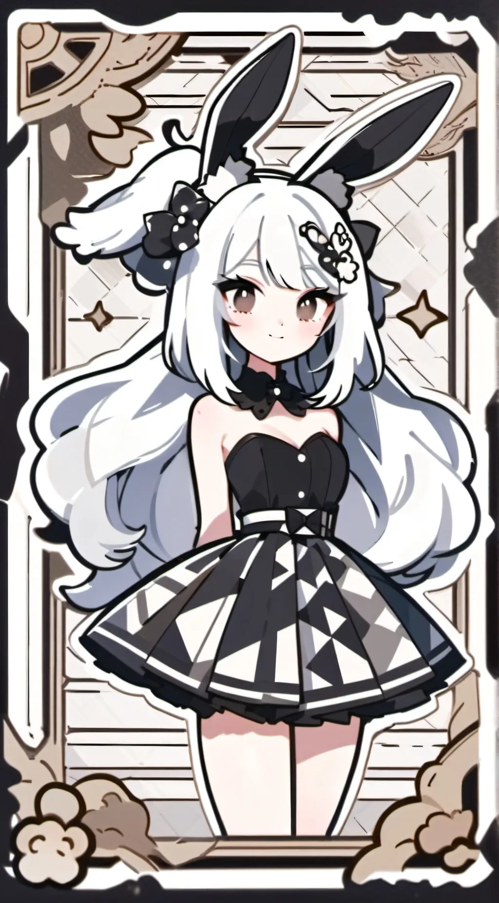 ai character: sans fangirl background