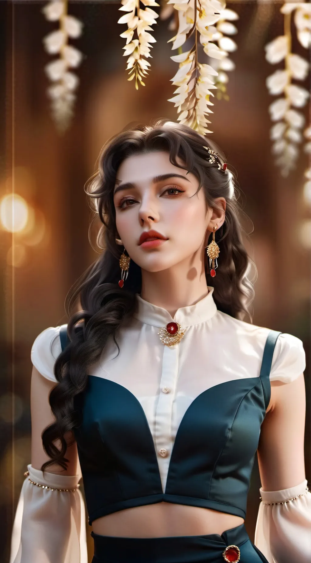 ai character: Damian but girl background