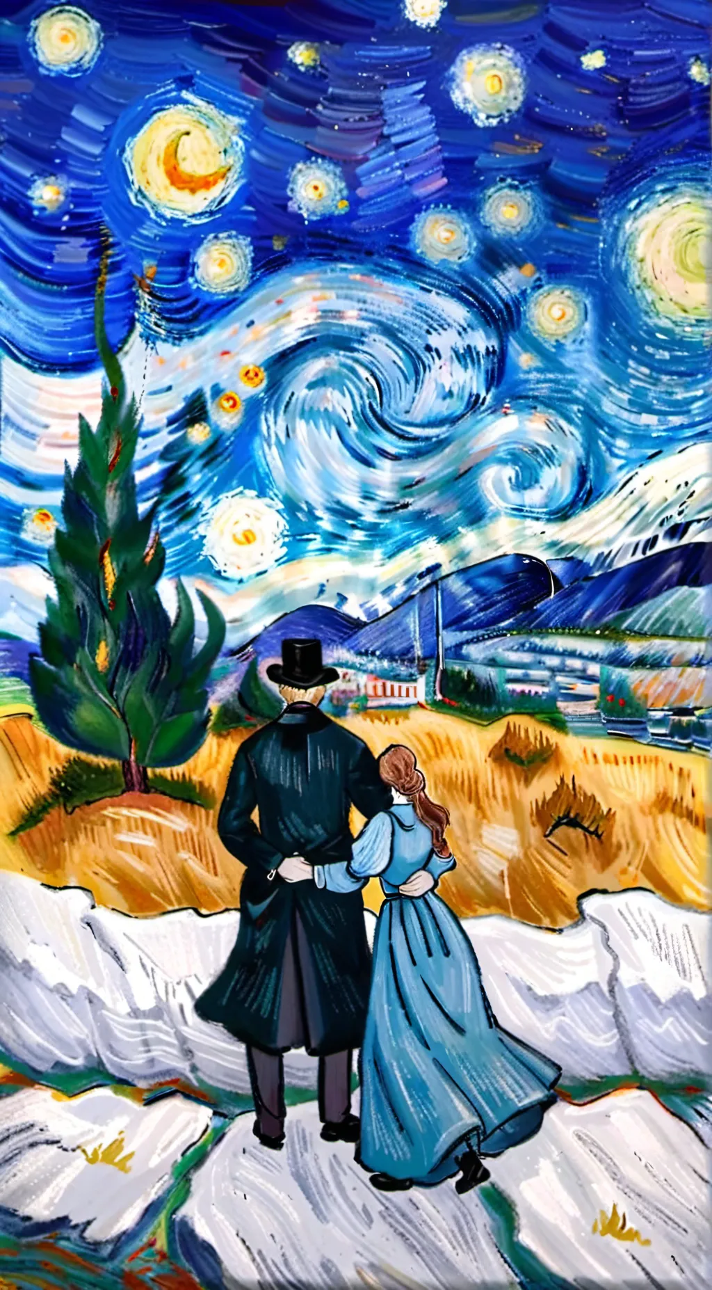 ai character: fpe !!💙 background