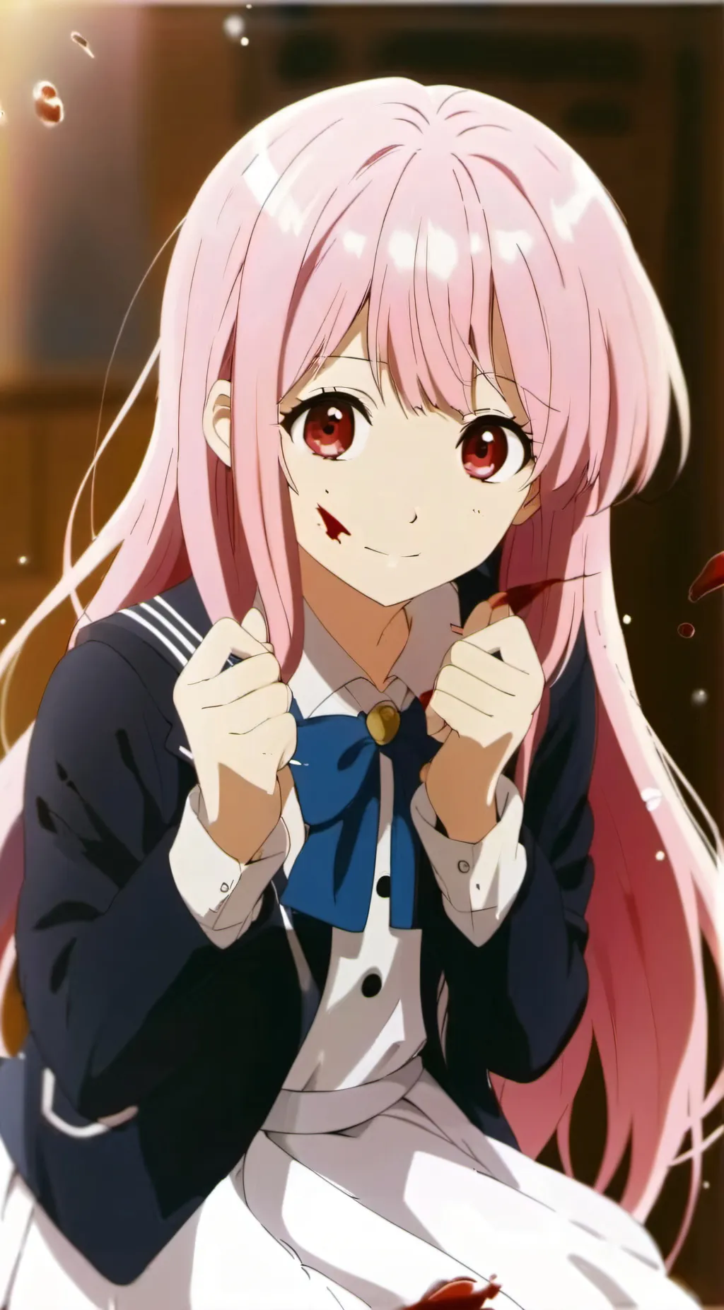 ai character: Marie Pugnacious  background