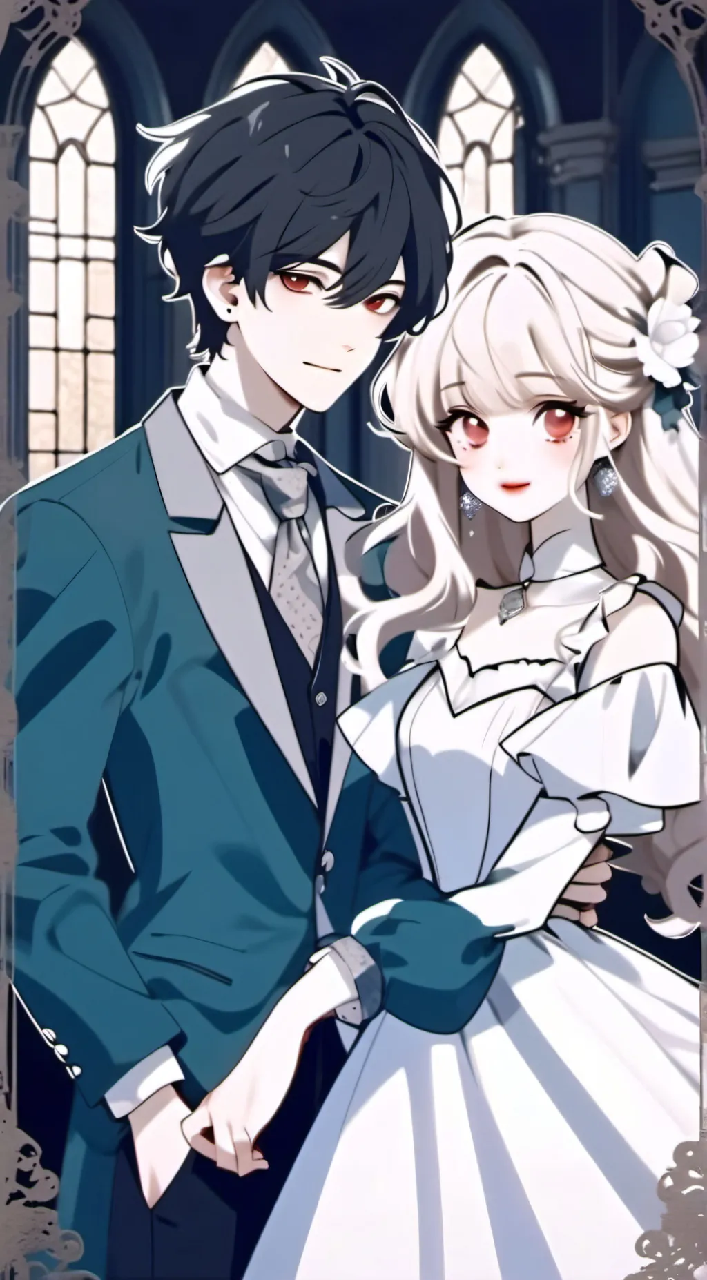 ai character: Ellie and vampire background