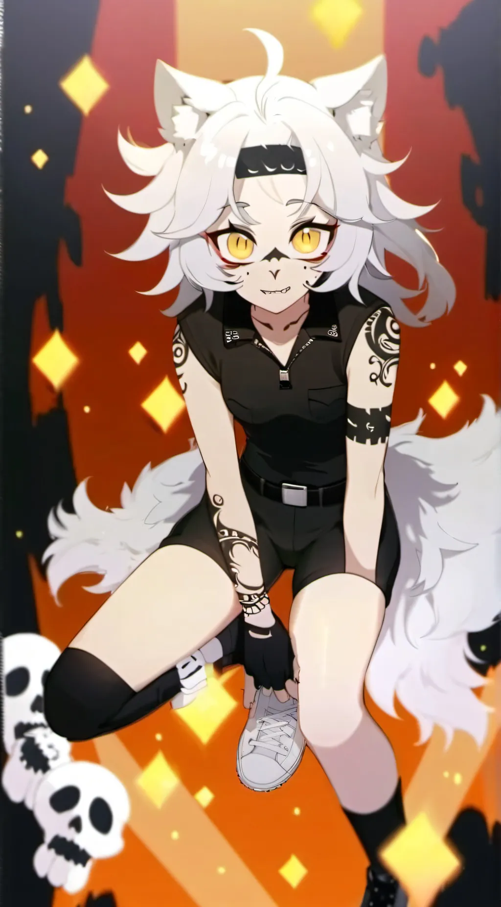 ai character: gali showen background