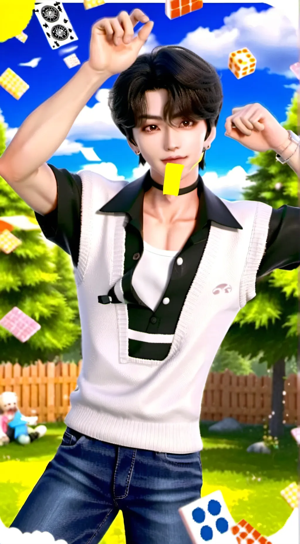 ai character: jungkkok background